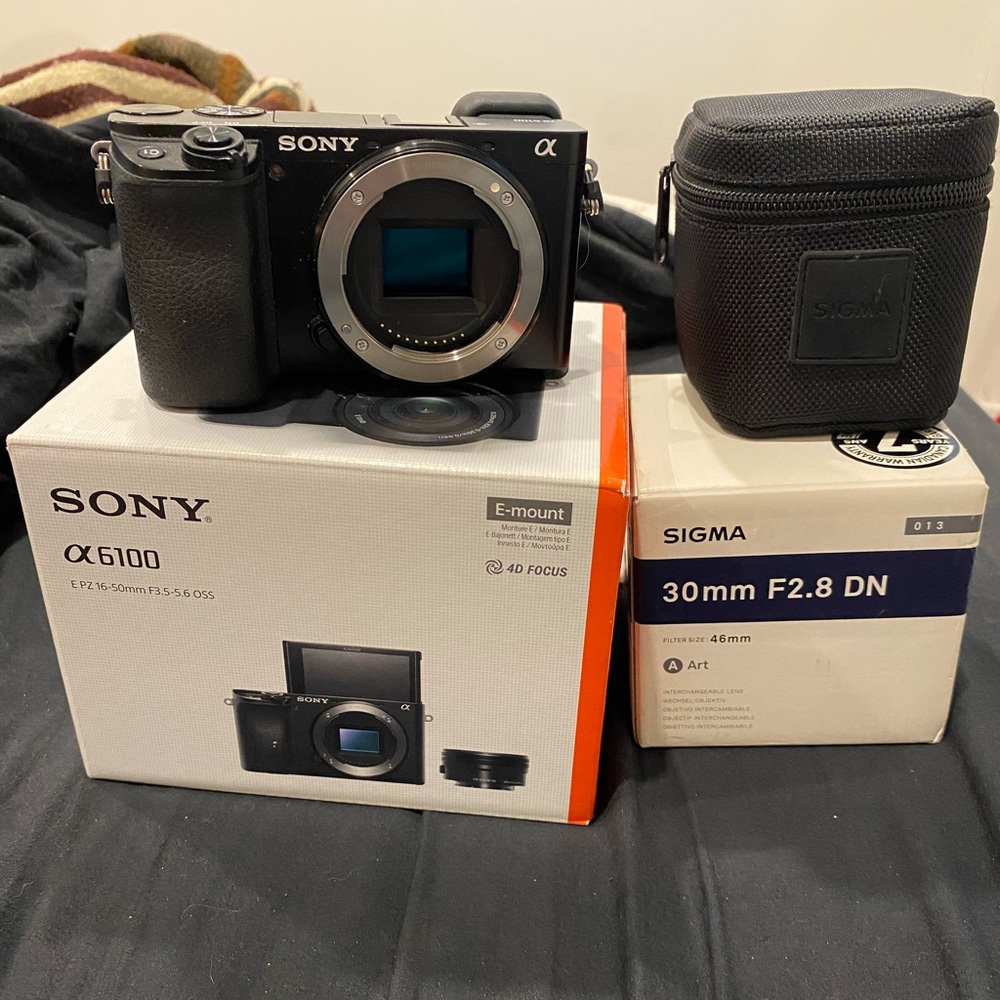 Sony a6100 and lenses